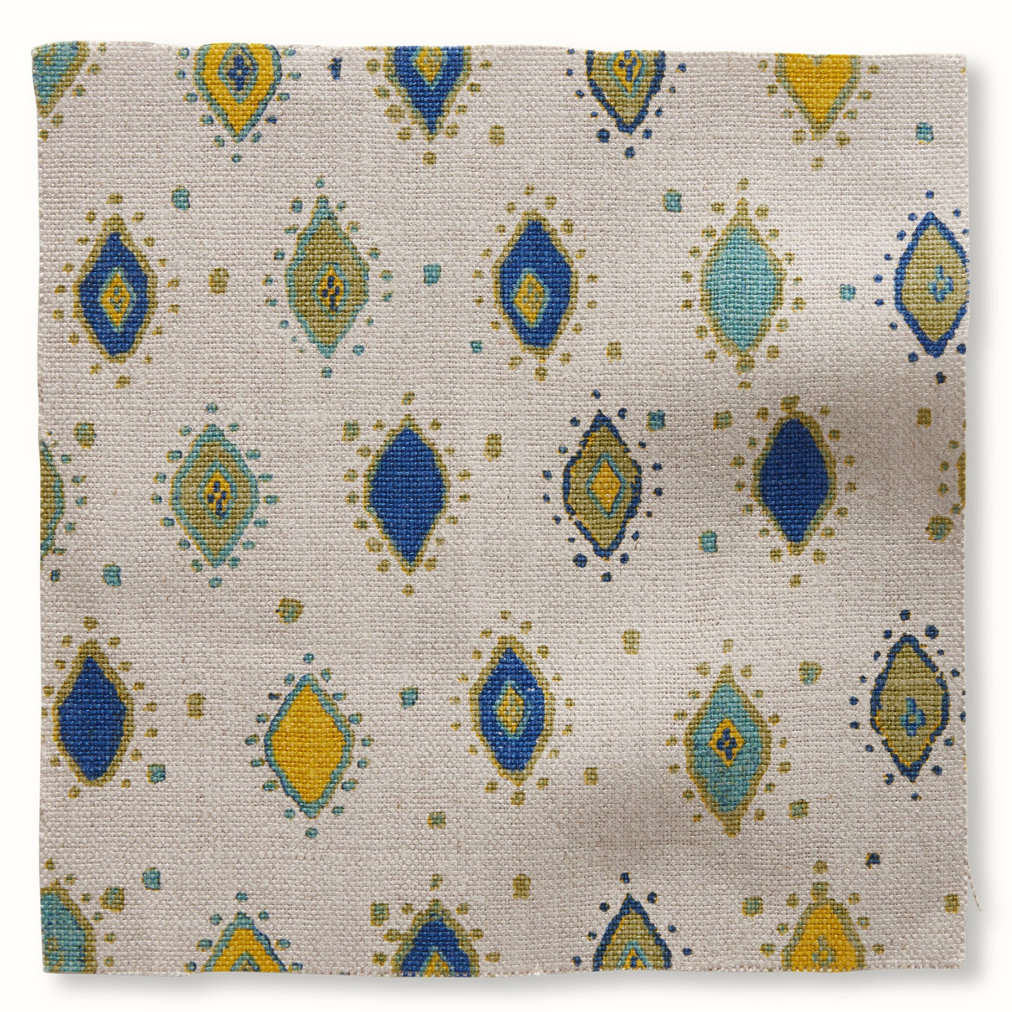 Oona - Indigo/Olive on Natural