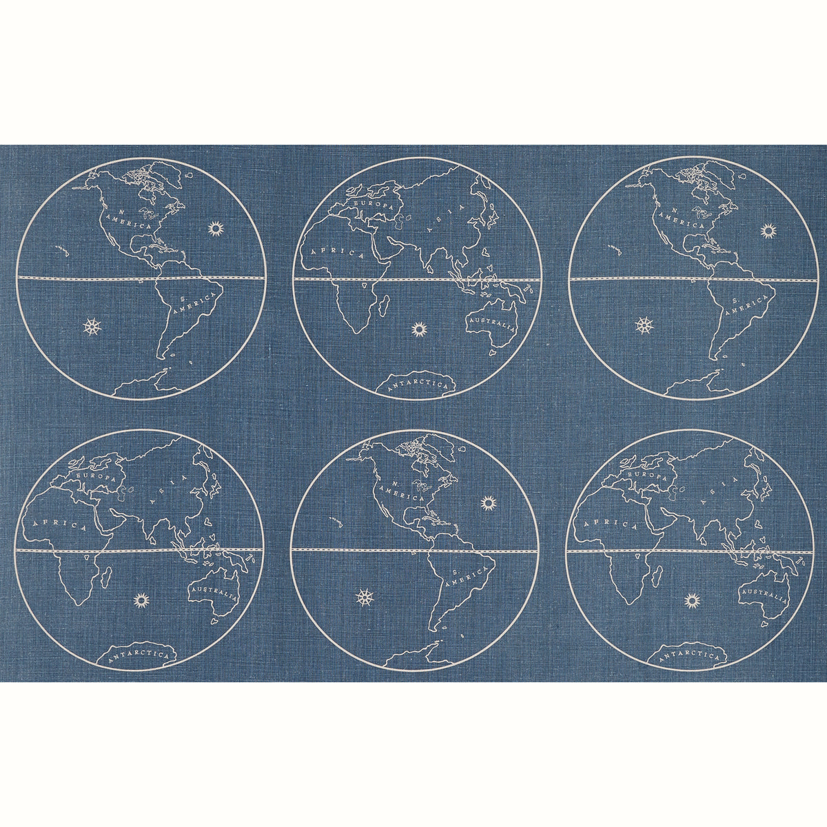 Globe Indigo Peter Dunham Textiles