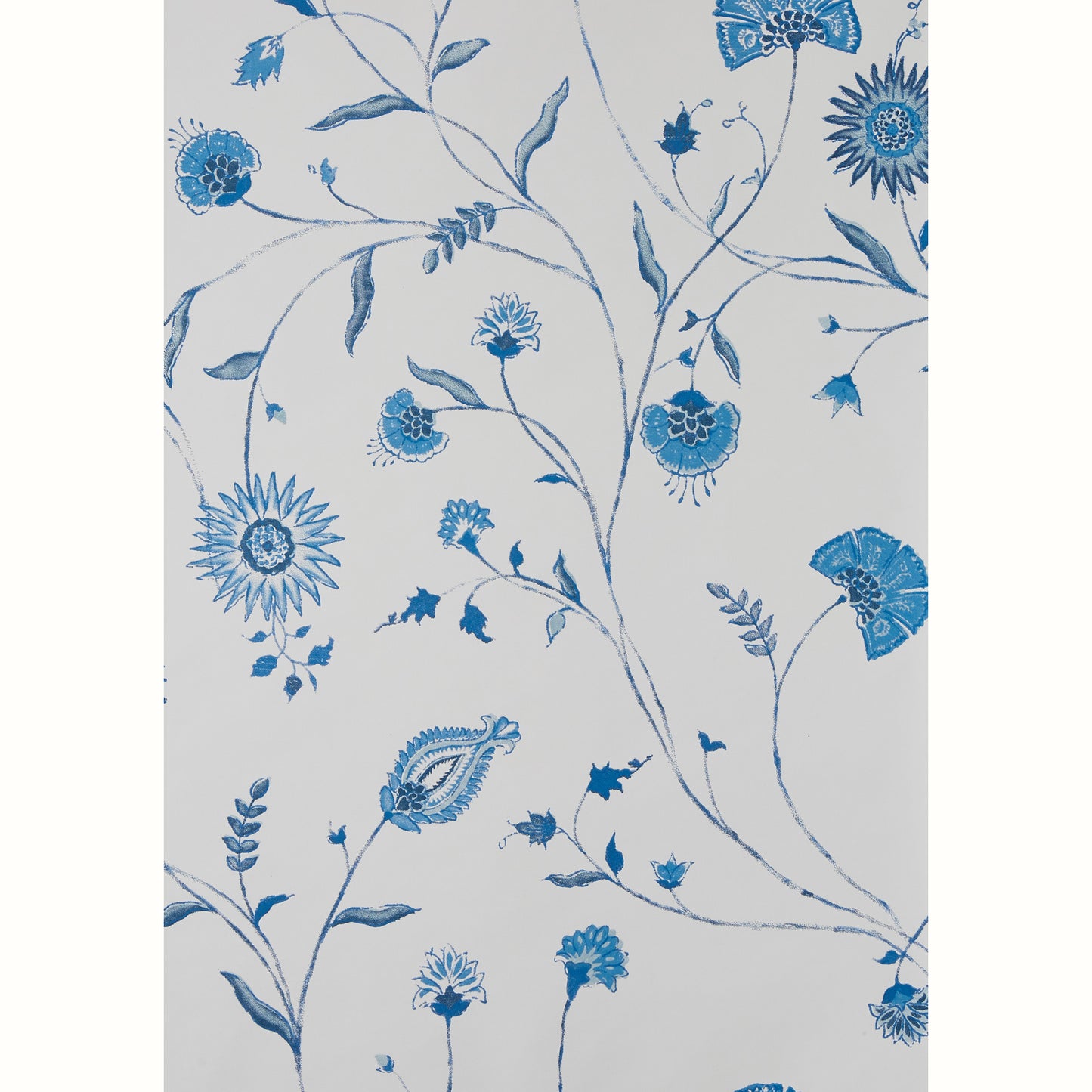 Indian Chintz - Blue/Blue