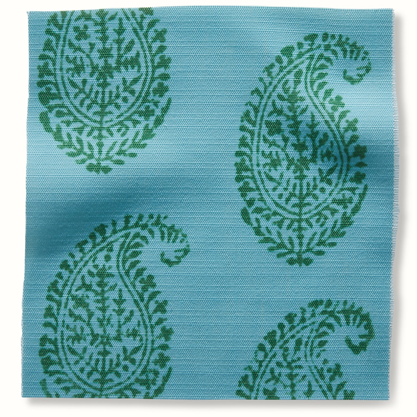 Kashmir Paisley - Blue/Green