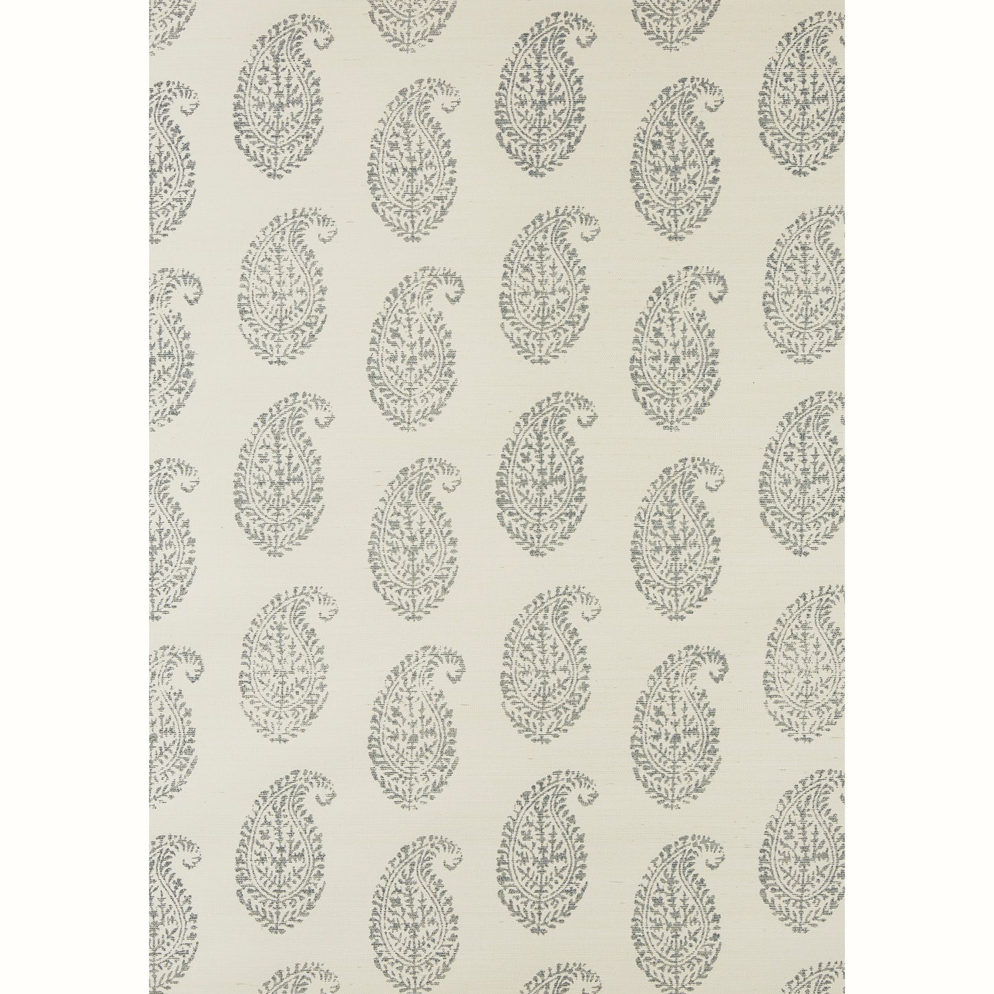Kashmir Paisley - Ivory/Slate