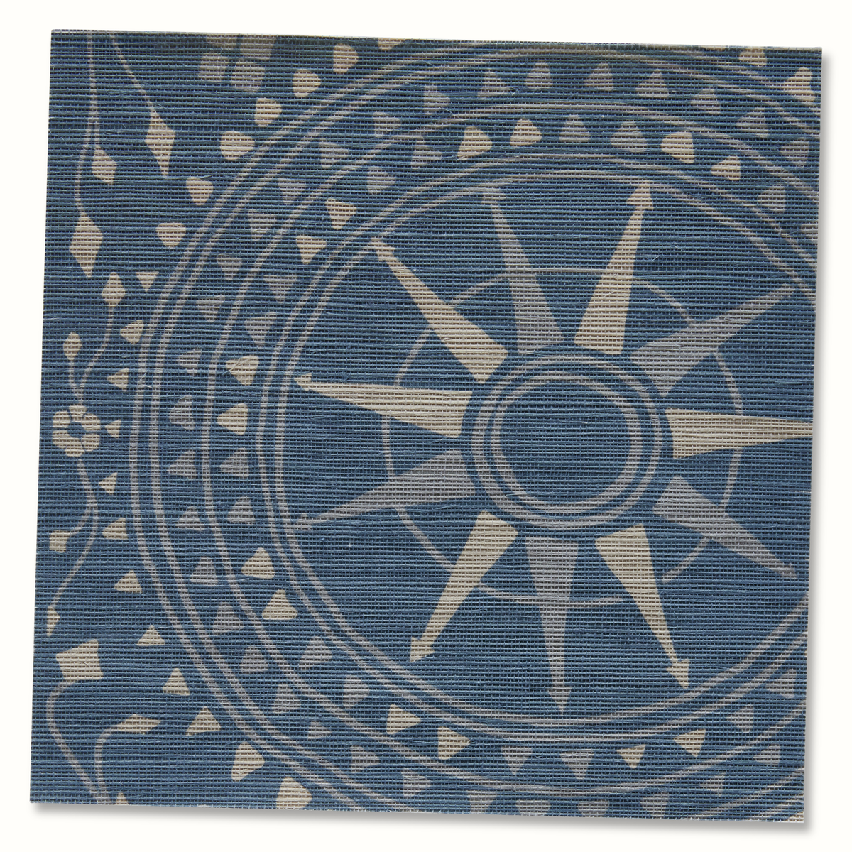 Leila Grasscloth - Blue – Peter Dunham Textiles