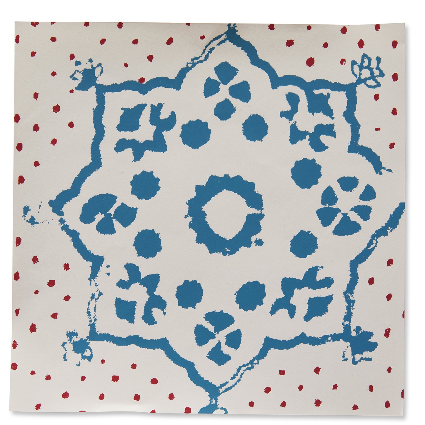 Patna - Indigo/Red