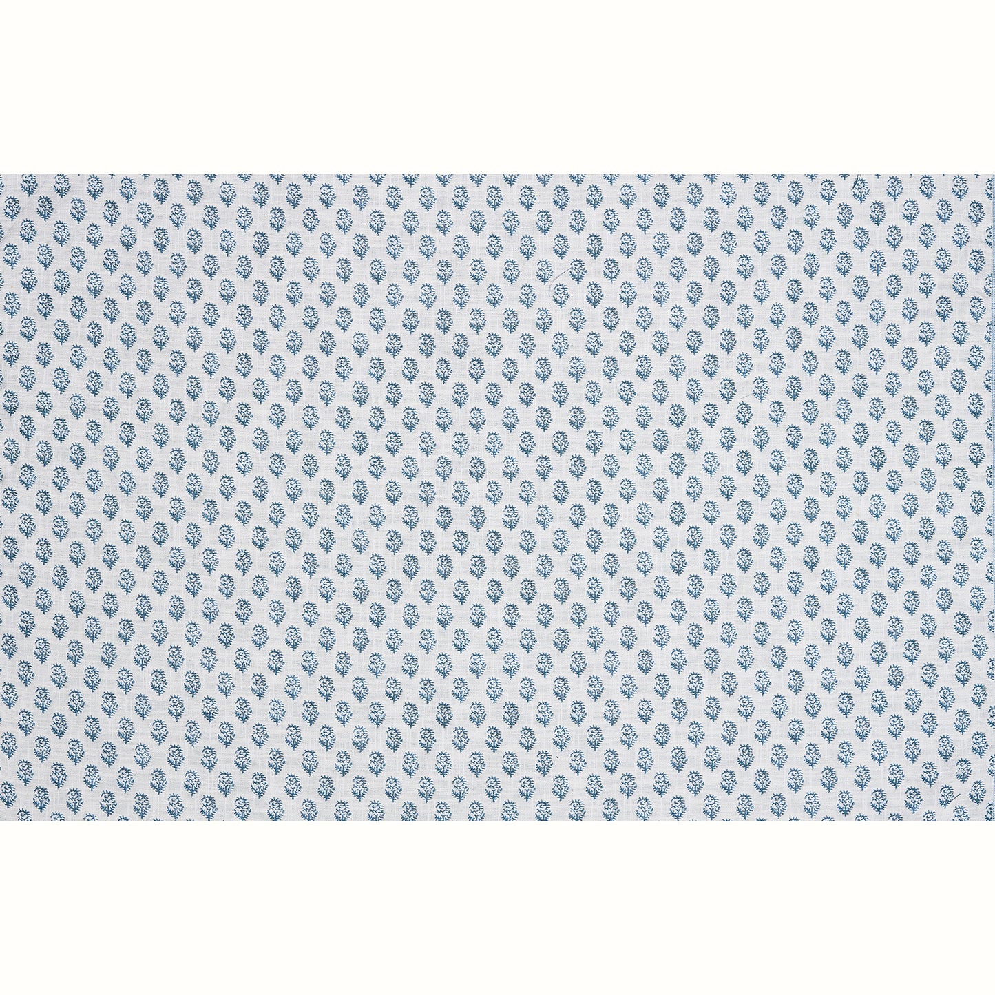 Rajmata - Aquamarine on White