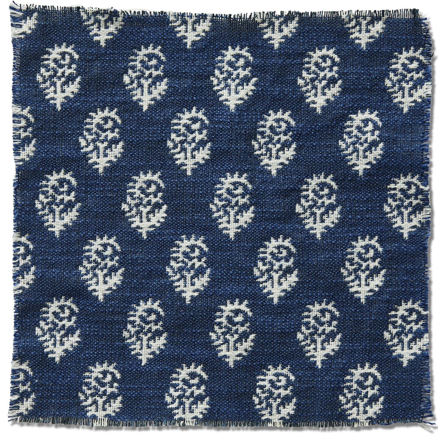 Rajmata - Navy on White