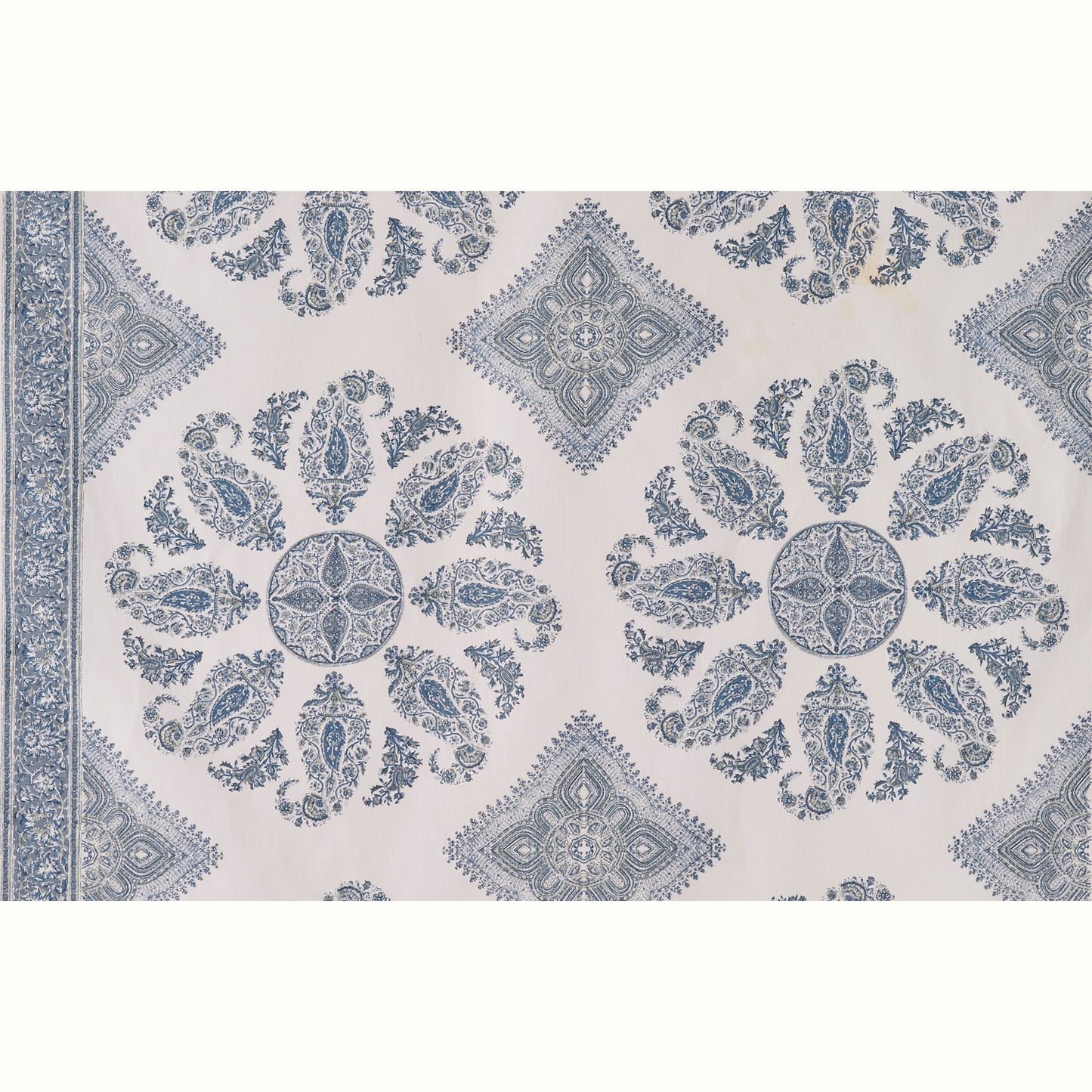 Samarkand - Blue/Blue on White