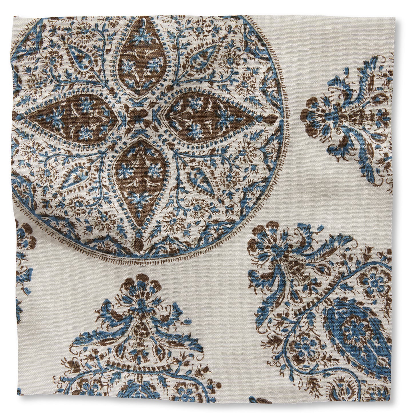 Samarkand - Blue/Brown on Oyster