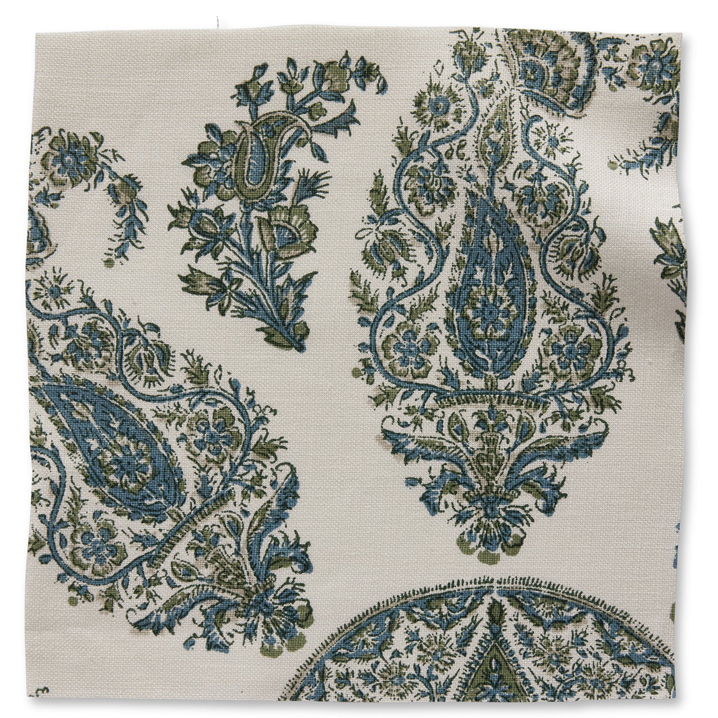 Samarkand - Blue/Green on White