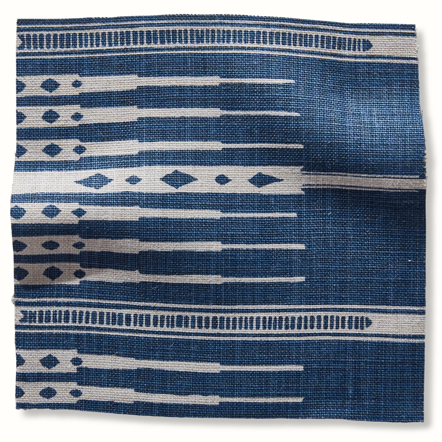Tangiers - Indigo on Natural