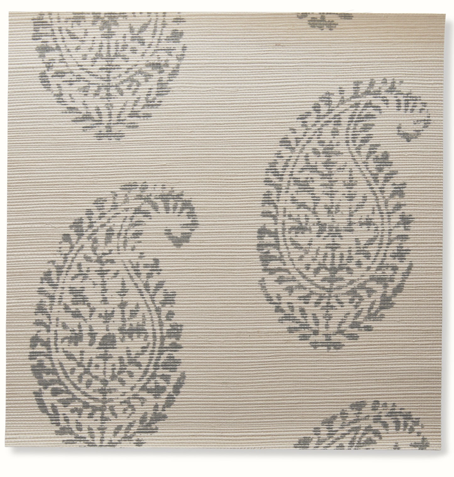 Kashmir Paisley - Ivory/Slate