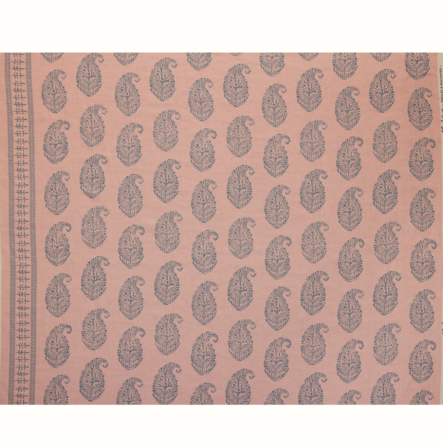 Kashmir Paisley - Blue/Pink
