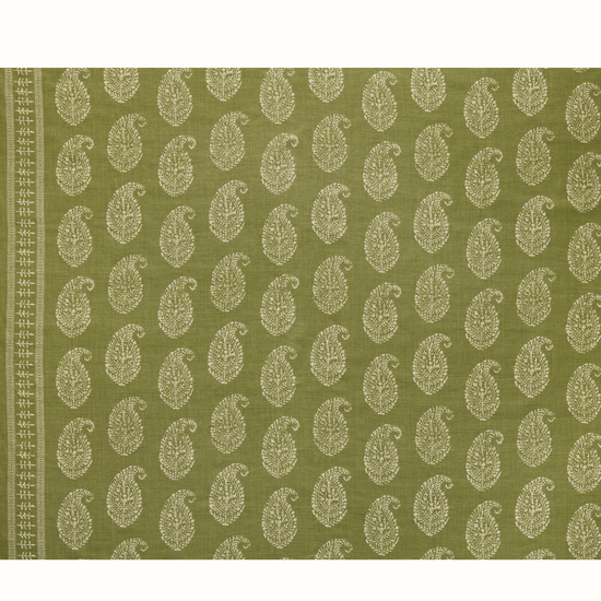 Kashmir Paisley - Tea/Green