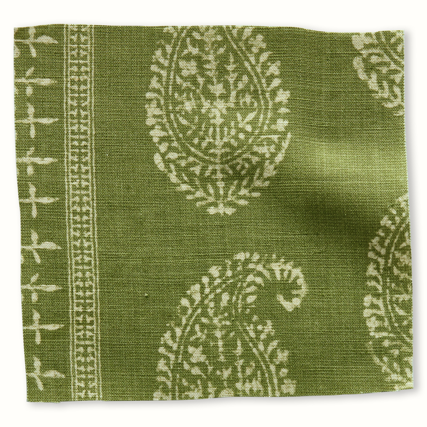 Kashmir Paisley - Tea/Green