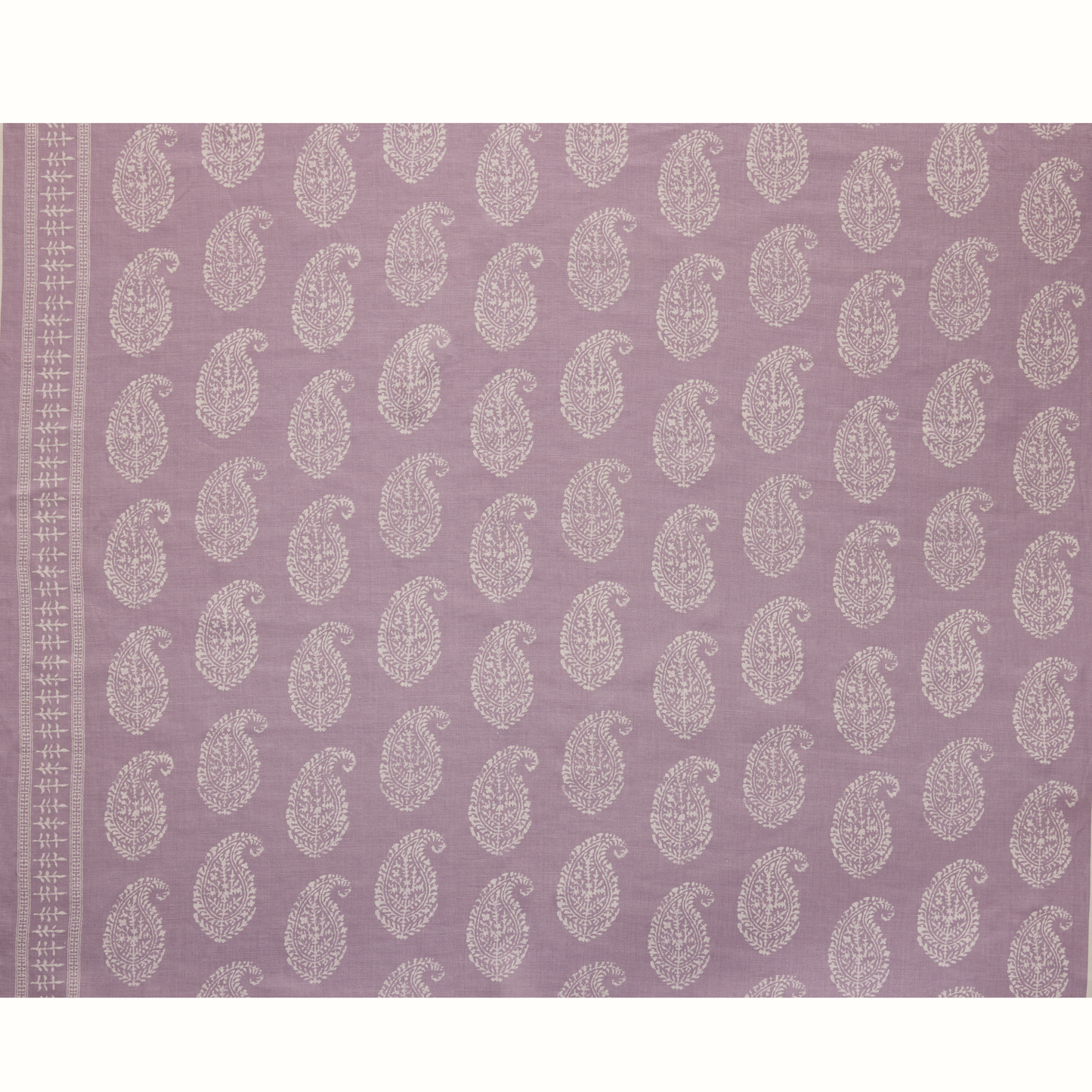 Kashmir Paisley - White/Lilac
