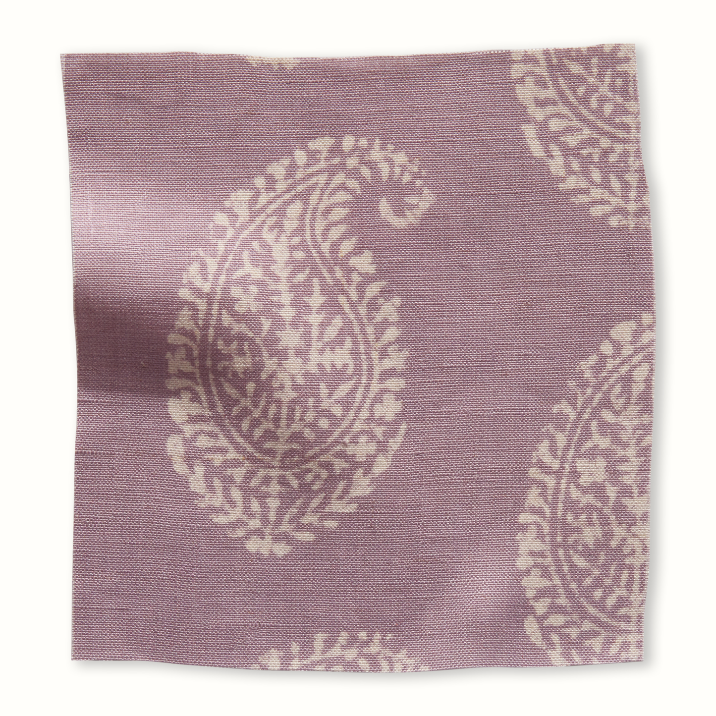 Kashmir Paisley - White/Lilac