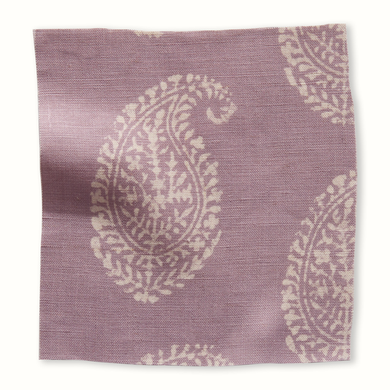 Kashmir Paisley - White/Lilac