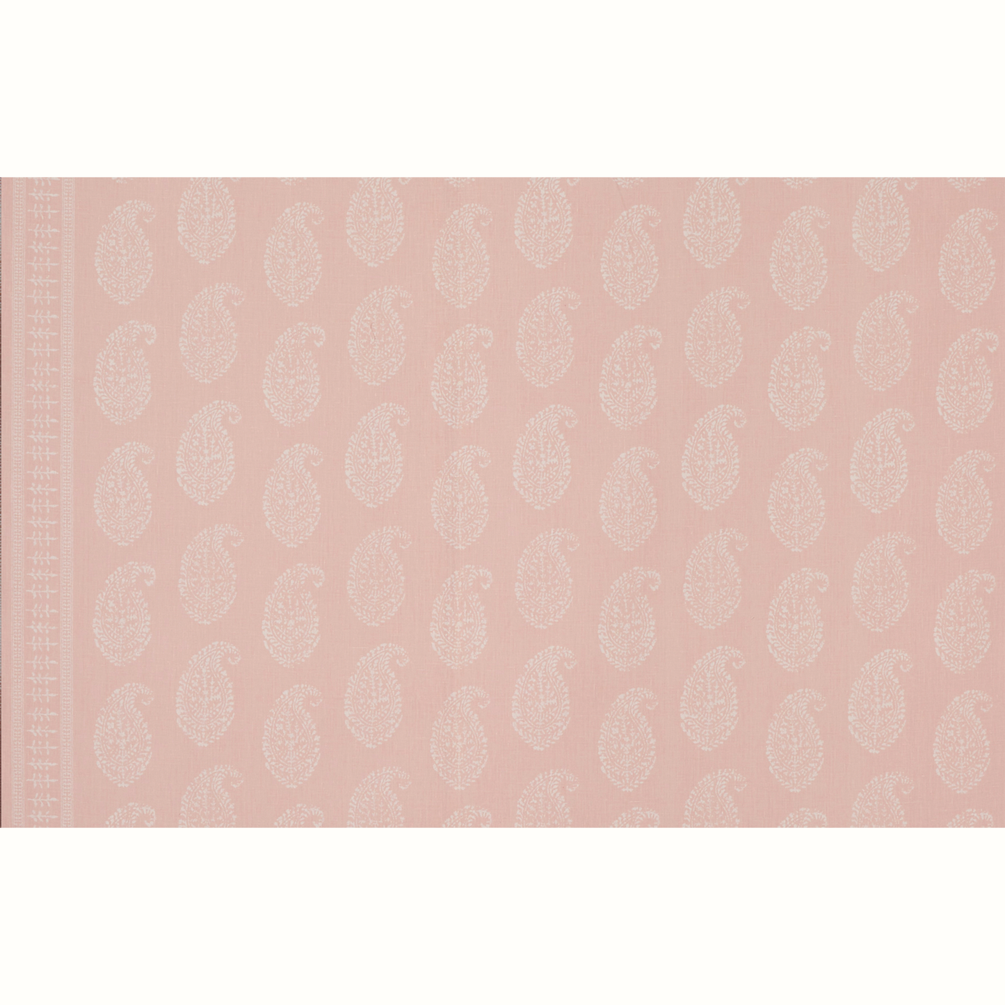 Kashmir Paisley - White/Pink