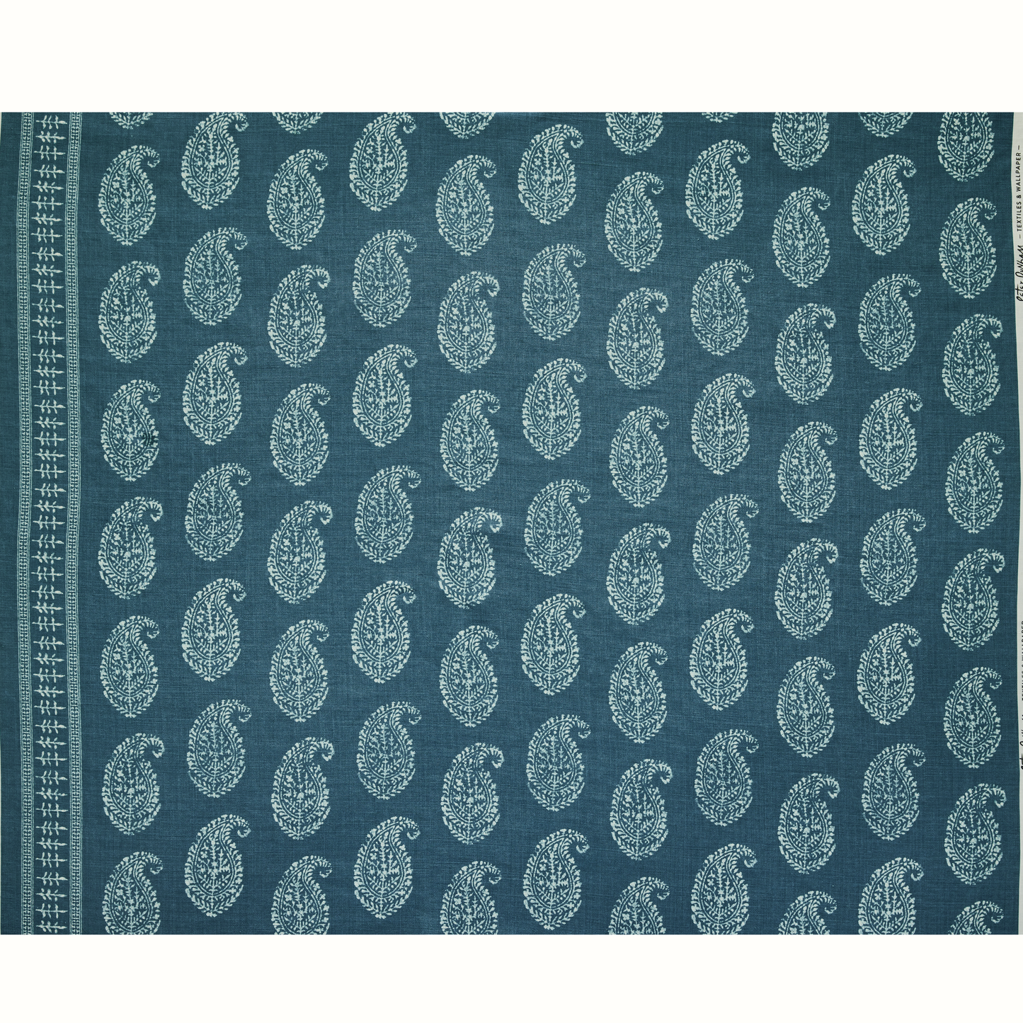 Kashmir Paisley - Tea/Indigo