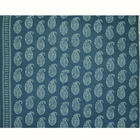 Kashmir Paisley - Tea/Indigo