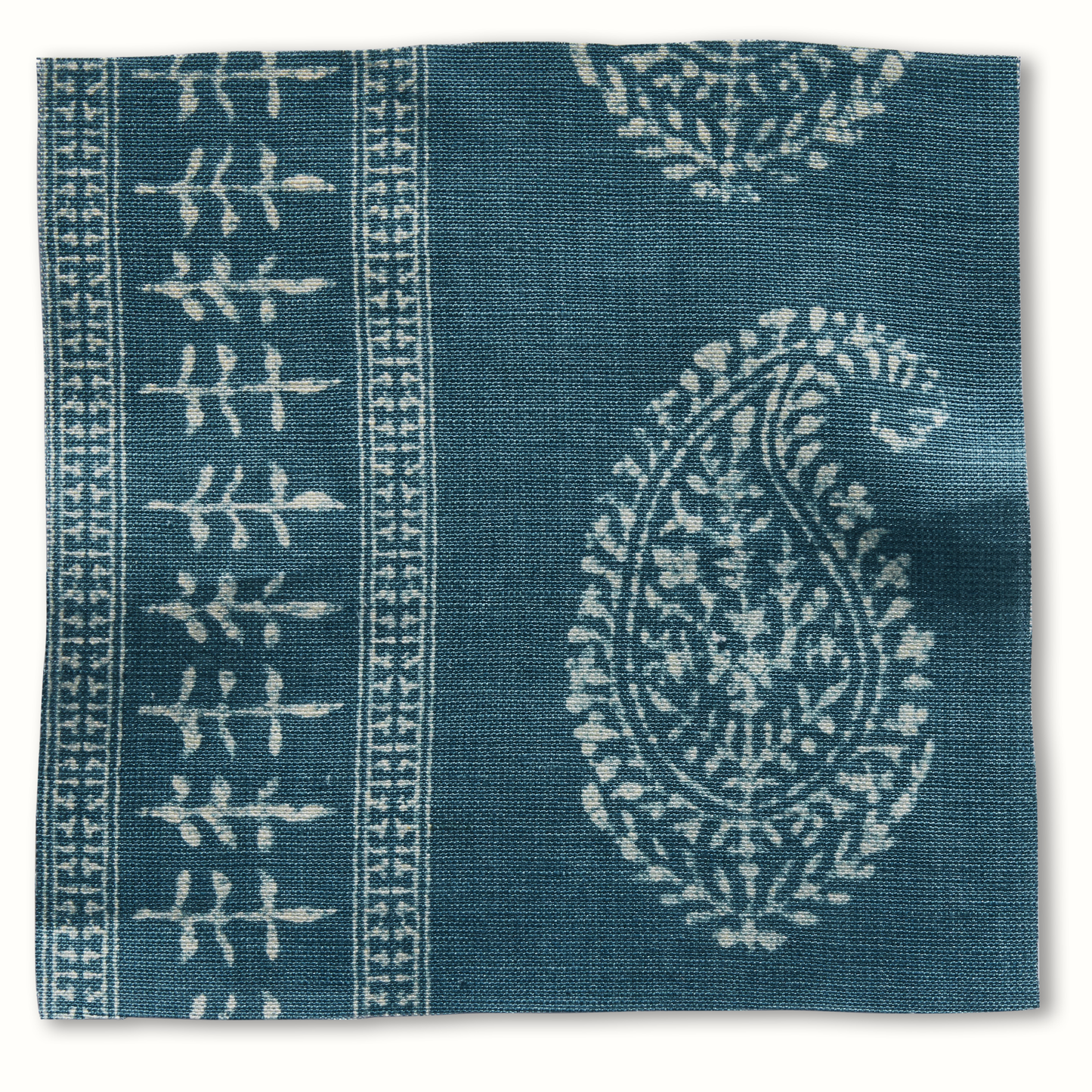 Kashmir Paisley - Tea/Indigo