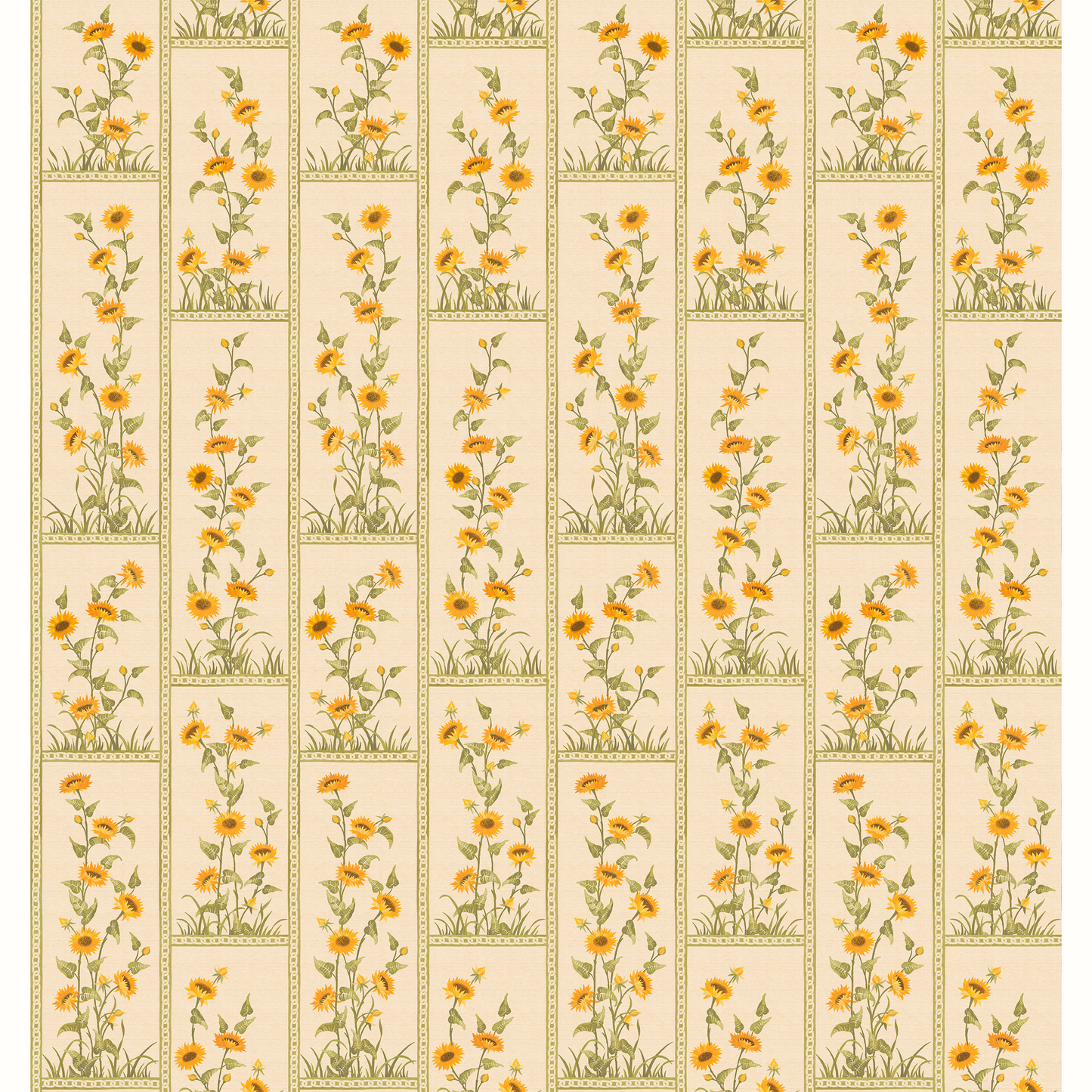 Sunflower Vignette - Green