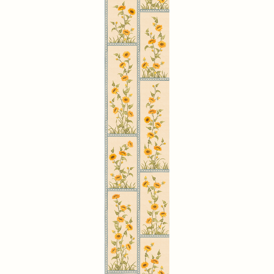 Sunflower Vignette - Blue