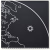 Globe - White on Gray