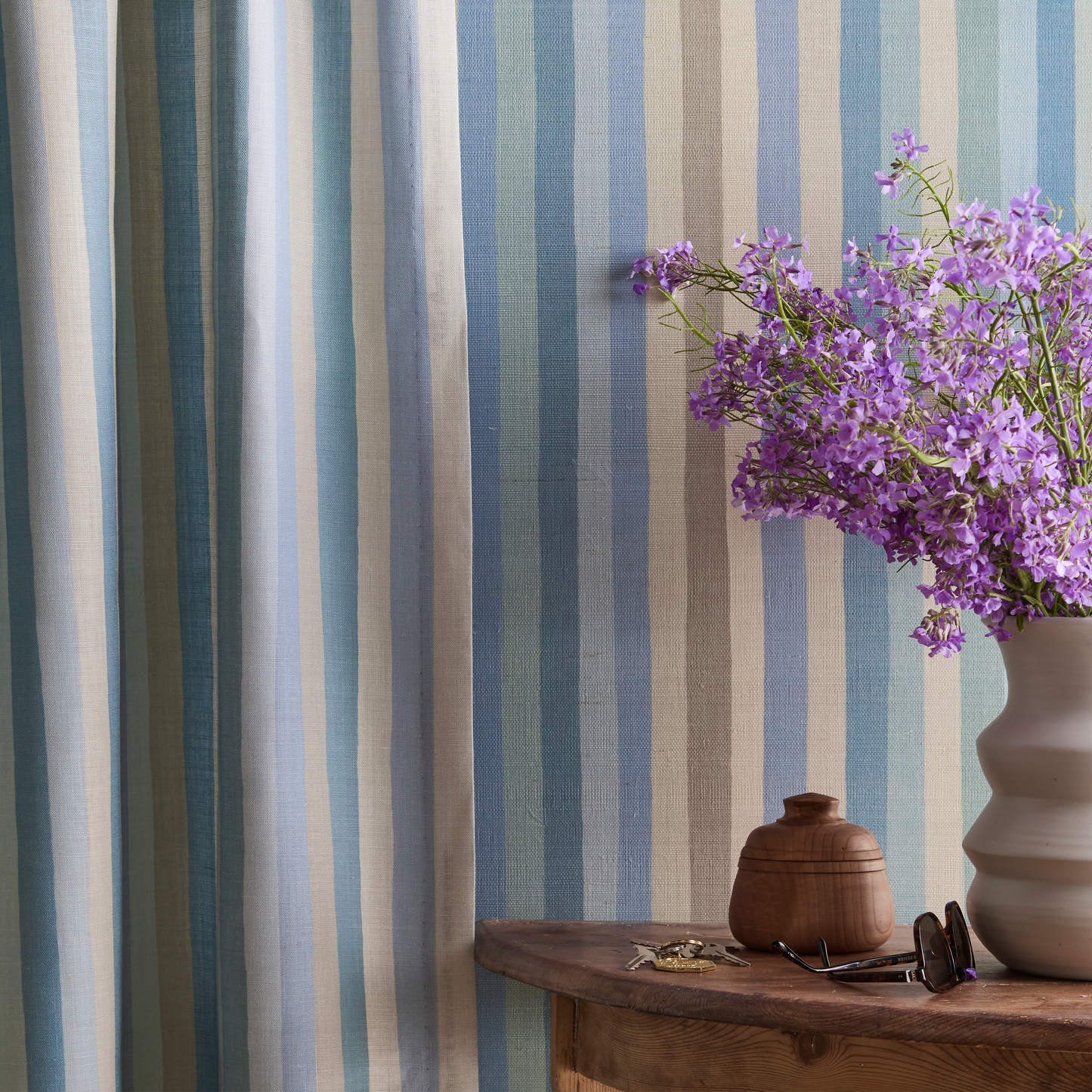 Pre-Order Jacob's Stripe - Pale Blues