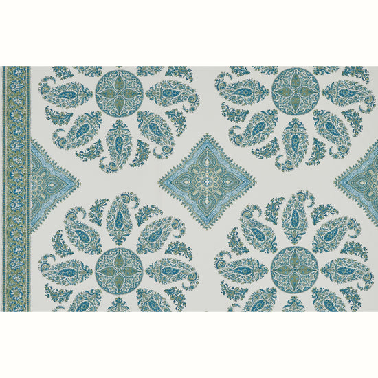 Load image into Gallery viewer, Samarkand - Blue/Green on White
