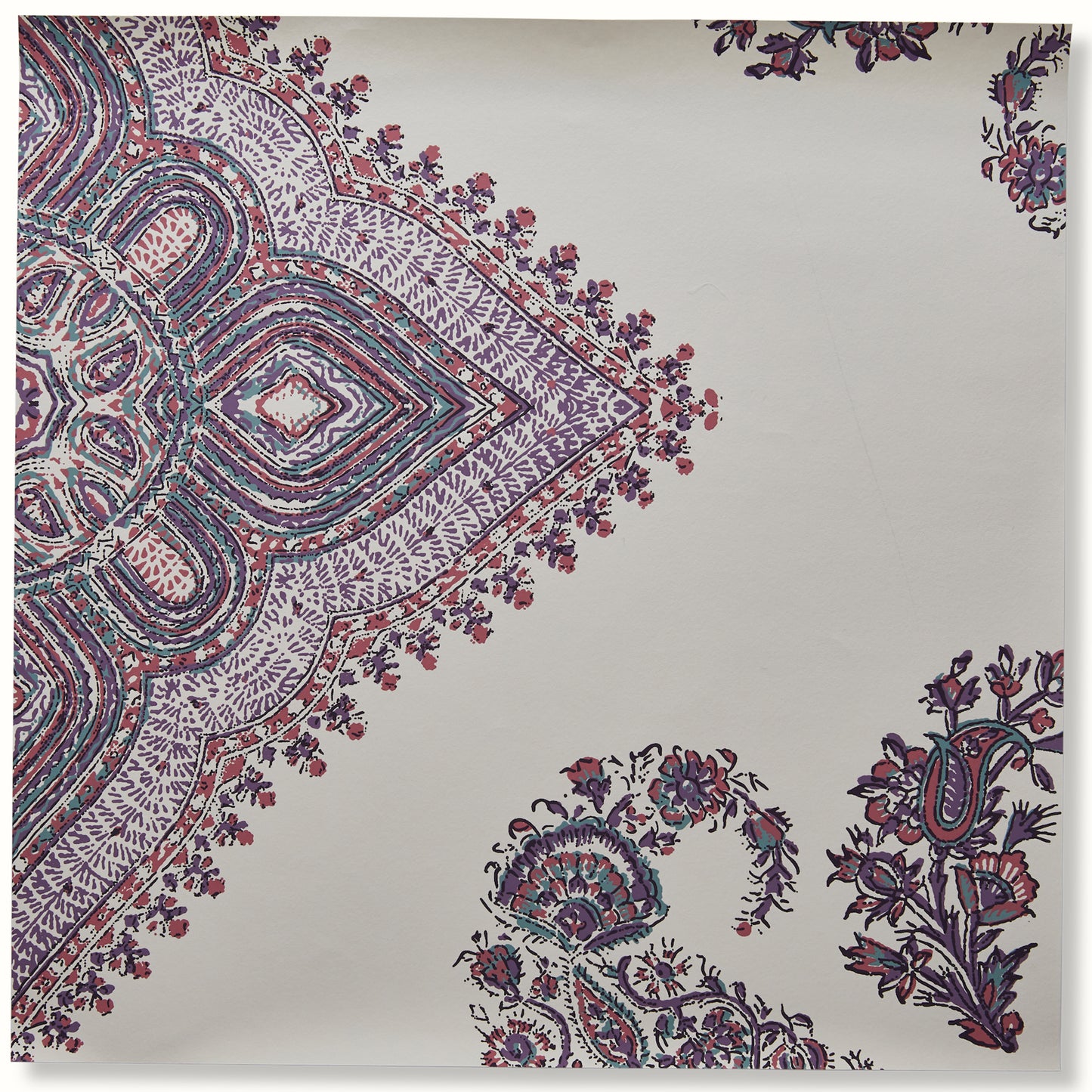 Samarkand Wallpaper - Pasha/Rose – Peter Dunham Textiles