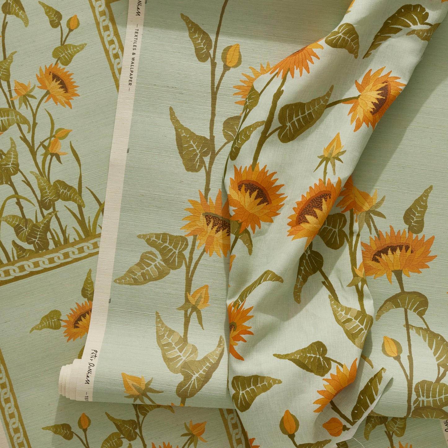 Hield Textiles Sunflower Field - Sky – Peter Dunham Textiles