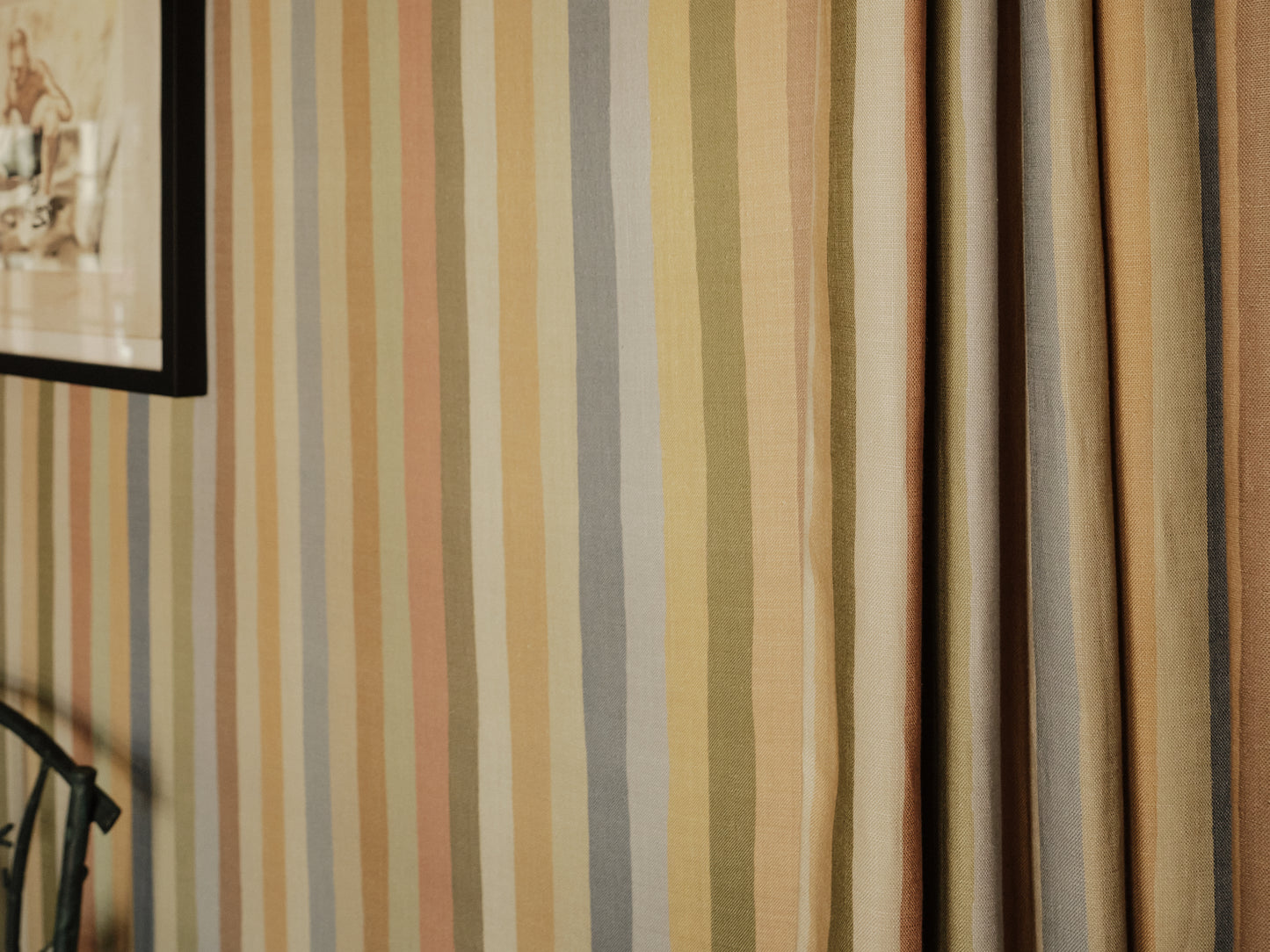 Jacob's Stripe - Gold/Sage