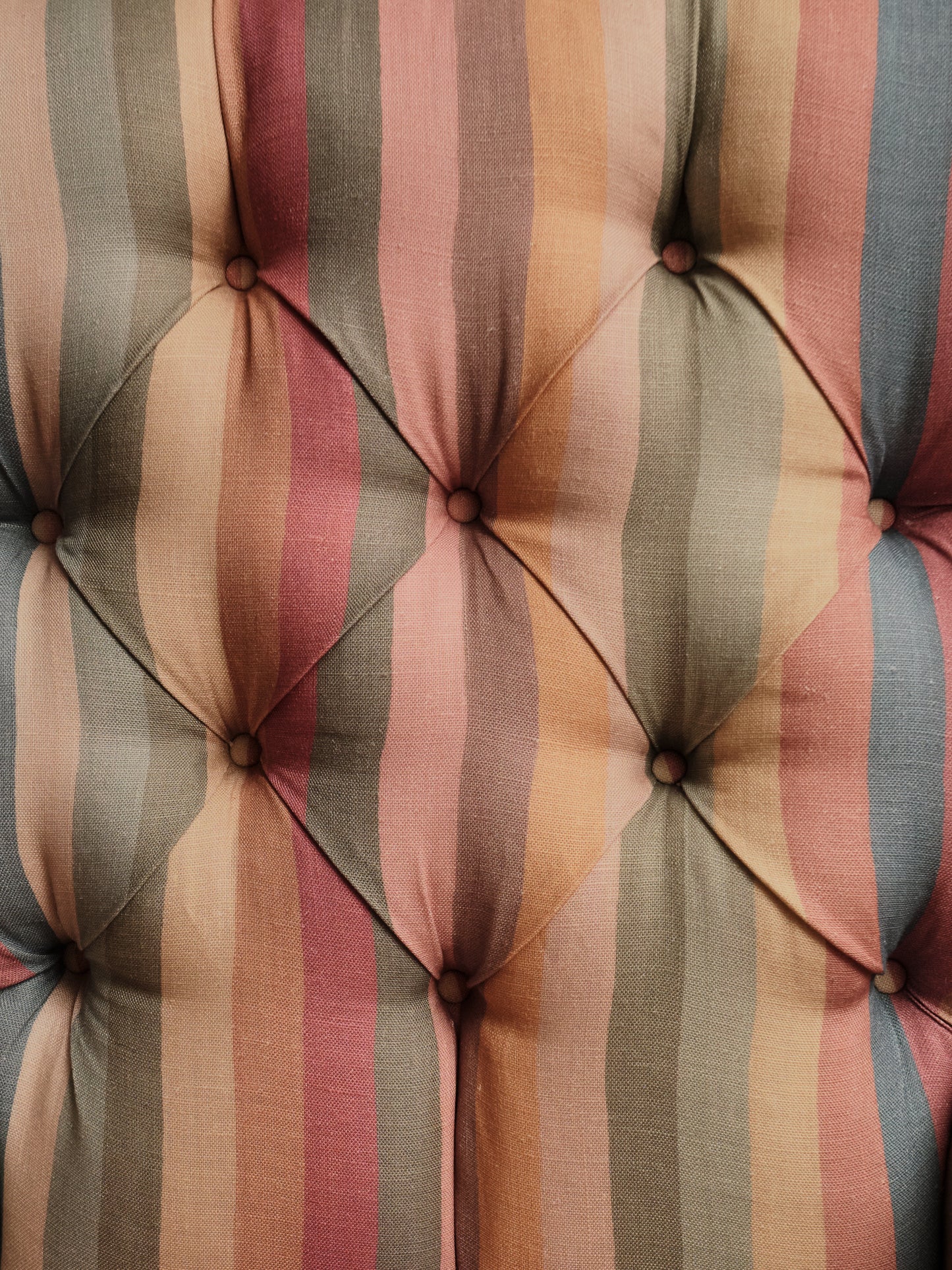 Jacob's Stripe - Raspberry/Sage