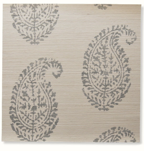 Load image into Gallery viewer, Kashmir Paisley - Ivory/Slate
